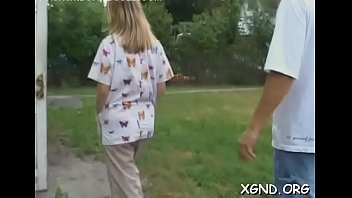 Sinful blonde melanie blows before doggy