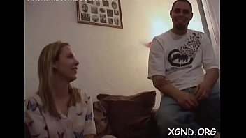 Sinful blonde melanie blows before doggy