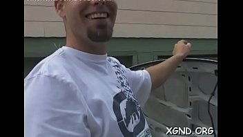 Sinful blonde melanie blows before doggy