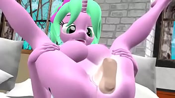Mlp magicalmysticva uses levitation magic to masturbate animation
