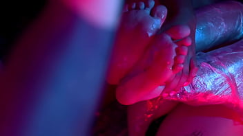 Foot worship tickling fetish & wax play with bratty girls