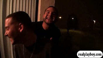 Two babes foursome sex with nasty men