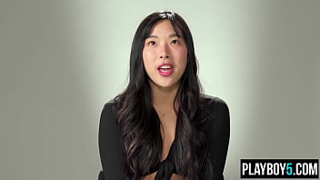 South korean beauty shows us how she masturbates her hairy pussy