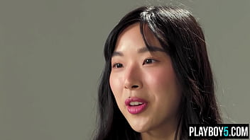 South korean beauty shows us how she masturbates her hairy pussy