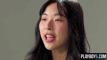 South korean beauty shows us how she masturbates her hairy pussy