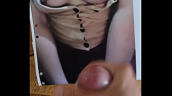 Cumshot on boobs