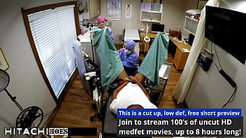 Freshman gets mandatory hitachi orgasm from doctor tampa nikki star