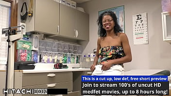 Freshman gets mandatory hitachi orgasm from doctor tampa nikki star