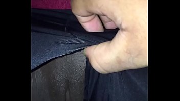 She ripped hole in tights to fuck