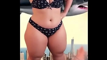 Whoops i accidentally launched a school of sharks into the sky while stomping through town as your favorite curvy giante