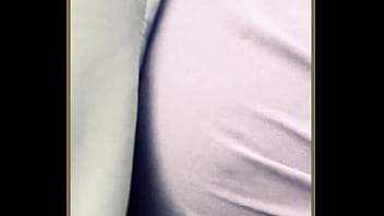 Milf stops and shows her perfect braless tits in public