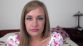 April Brookes Cute 19 Yo Blonde All Natural Girl Next Door Pov Blowjob And Gets Huge Messy Facial thumbnail