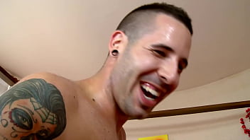 Blonde curvy mom riding cock