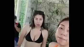 Tetona antes de coger