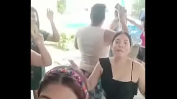 Tetona antes de coger