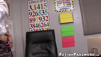 Young cocksucker kneels in pov