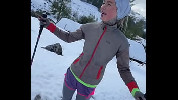 It’s september and i’m standing and running in the snow—can’t believe it ️ ️have you ever exper