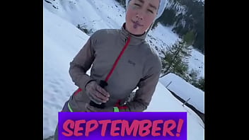It’s september and i’m standing and running in the snow—can’t believe it ️ ️have you ever exper