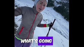 It’s september and i’m standing and running in the snow—can’t believe it ️ ️have you ever exper