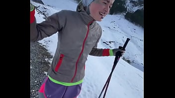 It’s september and i’m standing and running in the snow—can’t believe it ️ ️have you ever exper