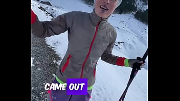 It’s september and i’m standing and running in the snow—can’t believe it ️ ️have you ever exper