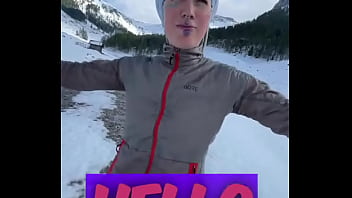 It’s september and i’m standing and running in the snow—can’t believe it ️ ️have you ever exper