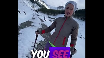 It’s september and i’m standing and running in the snow—can’t believe it ️ ️have you ever exper