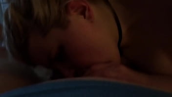 My cock being sucked by cute blonde
