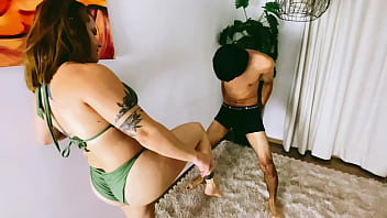 Badgirl busting balls