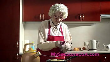 Grandma found a vibrator