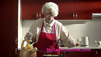 Grandma found a vibrator