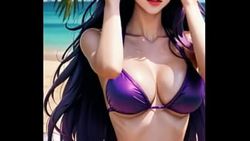 Ahri Shines Under The Tropical Sun Her Violet Bikini Glowing As The Waves Crash Behind Her The Nine Tailed Fox Knows How To Turn Paradise Into Pure Temptation… Bio Link Waiting #leagueoflegends #ahri #loledit #waifuvibes #shorts #fyp #sweetlife thumbnail
