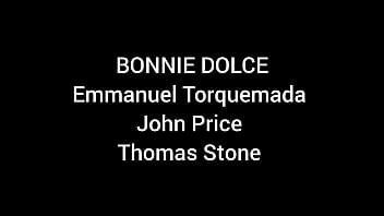 Little skinny slut bonnie dolce 3on1 rough anal & dp bts