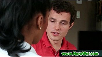 Nuru massage ends with a hot shower fuck 19