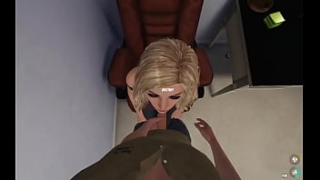 Hause party gameplay y recibiendo mamada