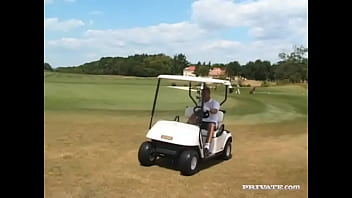 Gaby black outdoors getting asshole and pussy penetrated for facial