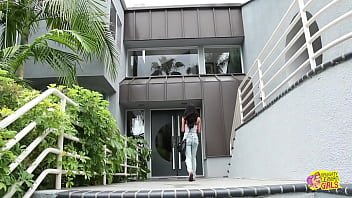 The brunette asks her lesbian pal to get sexy when house sitting becomes monotonous The brunette asks her lesbian pal to get sexy when house sitting becomes monotonous