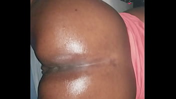Big oiled ebony ass