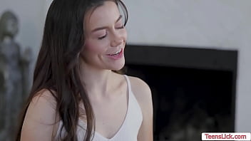 Big tits milf licks her babysitters wet pussy