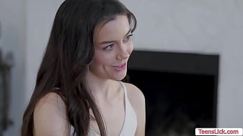 Big tits milf licks her babysitters wet pussy