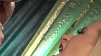 Milfs in lingerie get down for some pussy eating lesbian action