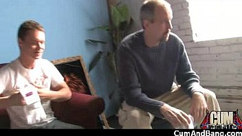 Deepthroat for group of white cocks 2