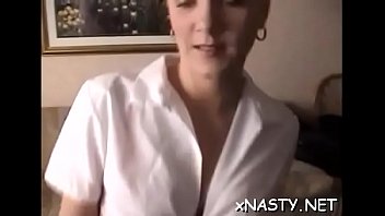 Magical sofia enjoys a hard stick