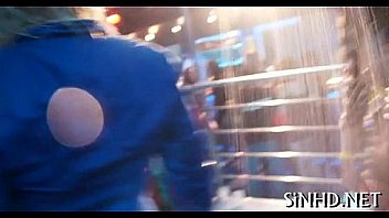 Raucous group banging session