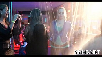 Raucous group banging session