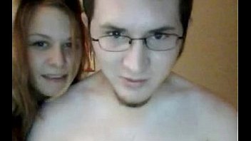 Horny couple fucking in bed