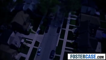 Redhead stepmom and stepdaughter take turns riding hard in a forbidden threesome