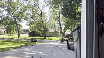 #8 public blowjob and face fuck we get caught