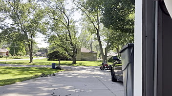 #8 public blowjob and face fuck we get caught