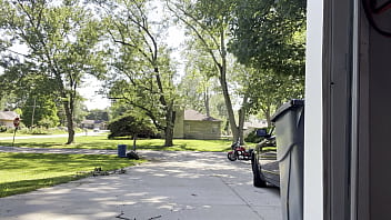 #8 public blowjob and face fuck we get caught